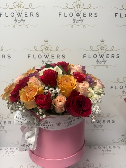 Mix Roses Hat box