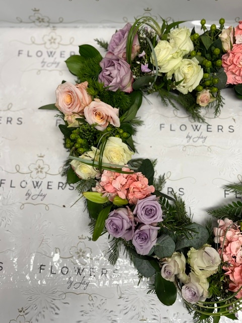 Loose Floral Open Heart