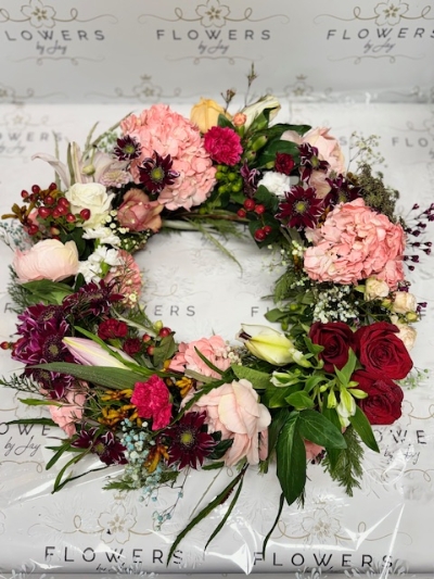 Loose Floral Wreath