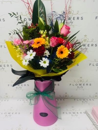 Mother’s Day Tumbler Vase Bouquet