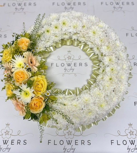 Peaches & Cream Wreath