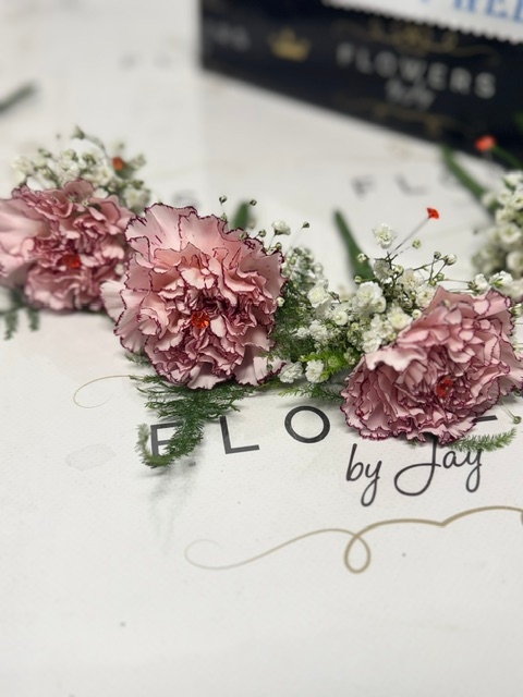 Soft Pink Carnation Buttonhole