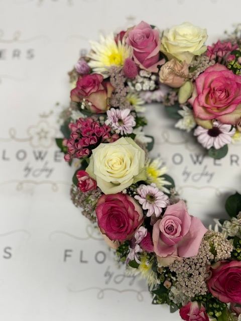 Soft Pinks and Creams Open Heart