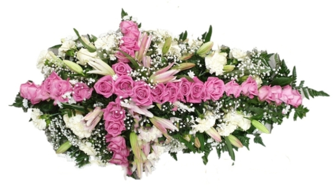 Pink Rose Cross