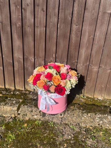 Mix Roses Hat box
