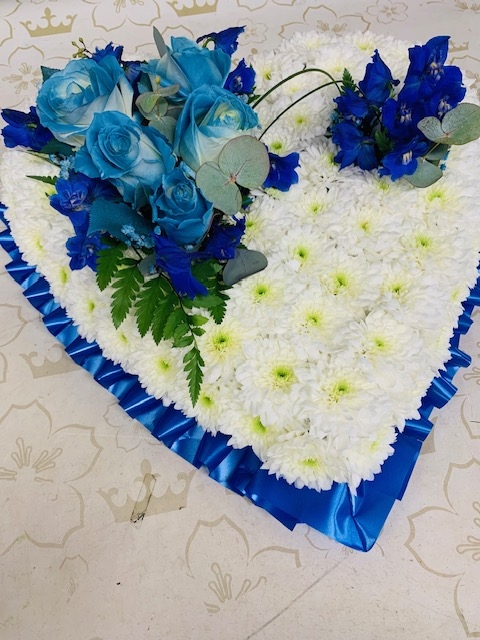Blue Roses based Heart