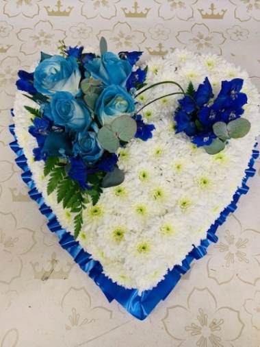 Blue Roses based Heart