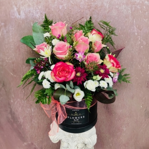 Pinks & Magenta Hat Box