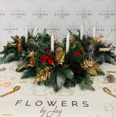 1ft Xmas Table Pine Decor