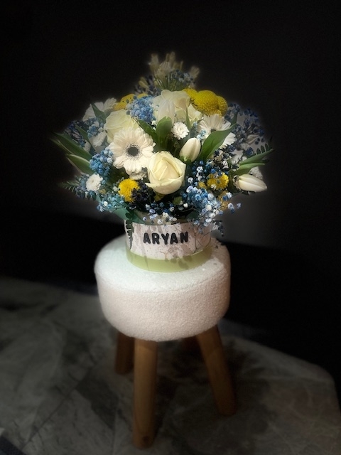 Baby Boy Hat Box