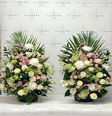 Entrance Arrangements (Pink & White)