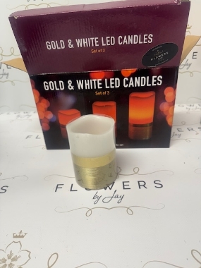 LED 3 pack Candle set
