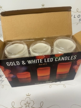 LED 3 pack Candle set