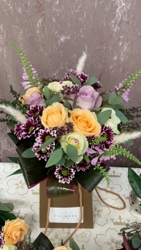 Bridal Peach&Lilacs Loose Flow BQ