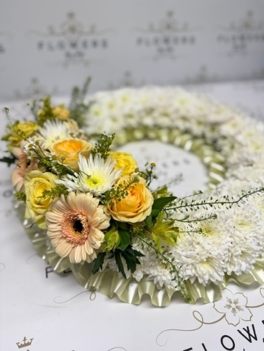 Peaches & Cream Wreath
