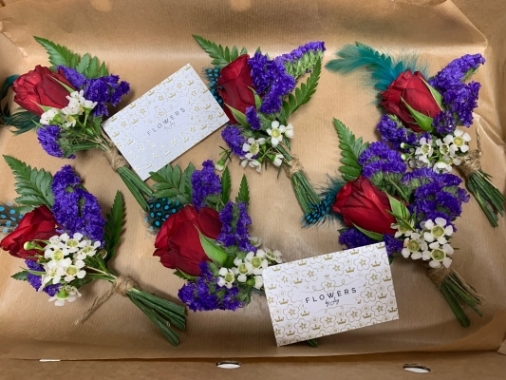 Red Rose, Purple Stat & Peacock BH