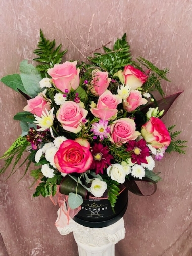Pinks & Magenta Hat Box
