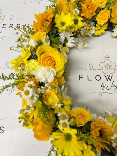 Yellows Mixed wreath